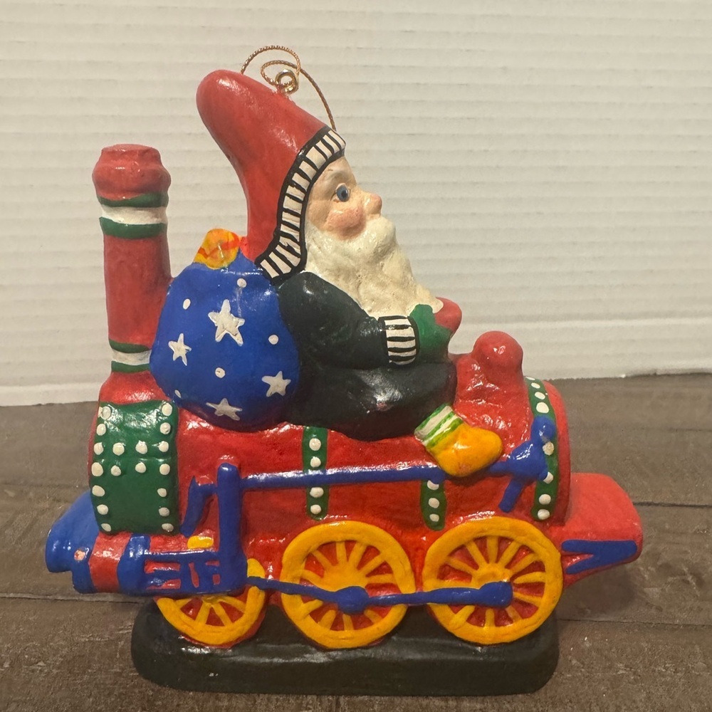 House of Hatten Santa on
Train Ornament